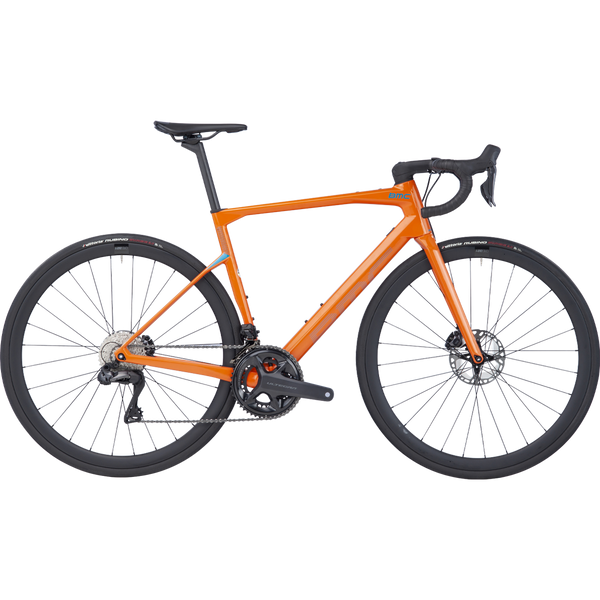 BMC Roadmachine ONE in Apricot/Petrol Blue